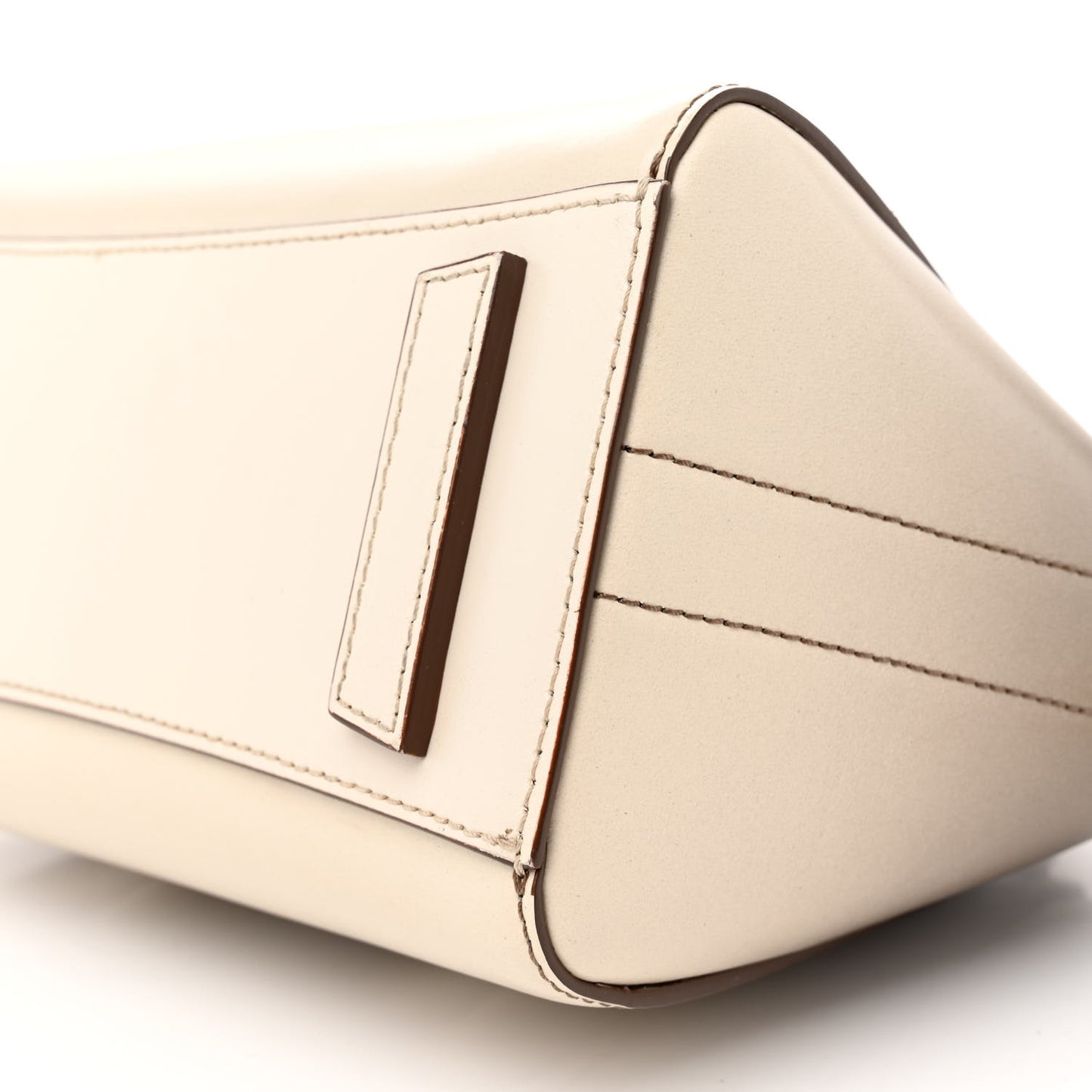 Box Calfskin Gradient Mini Lock Antigona Shoulder Bag Brown Beige