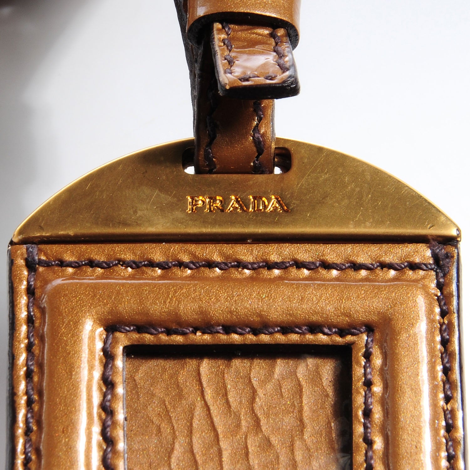 Prada Vernice Sfumata Bag Blond Mordore 11 of 12