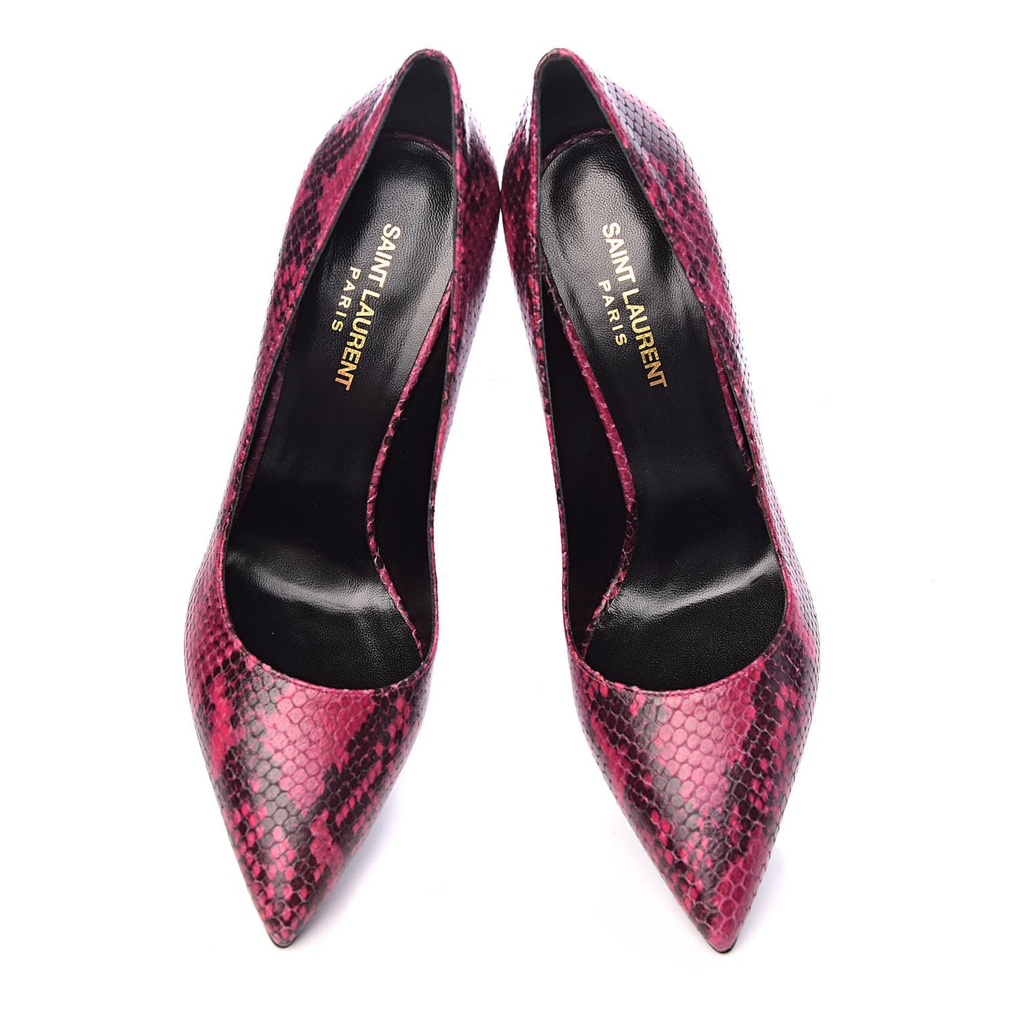 Python Calfskin Embossed Classic Paris 105 Pumps 39 Fuchsia