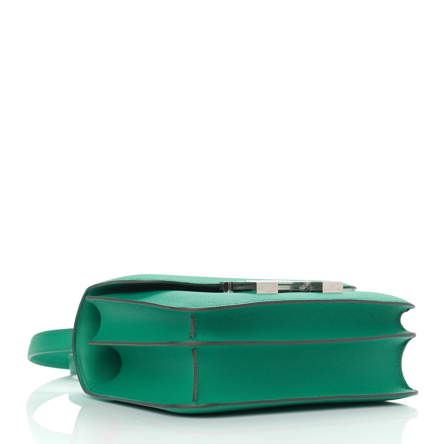 Hermes Epsom Enamel Constance 24 Vert Jade Bleu Brume 4 of 9