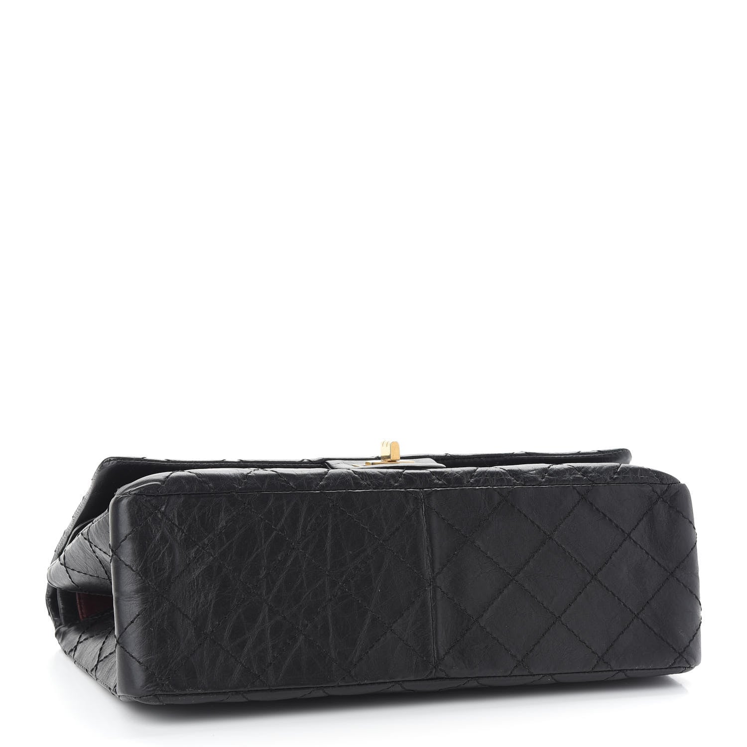 Chanel Aged Calfskin Quilted 2.55 Reissue 226 Flap Black 3 of 9