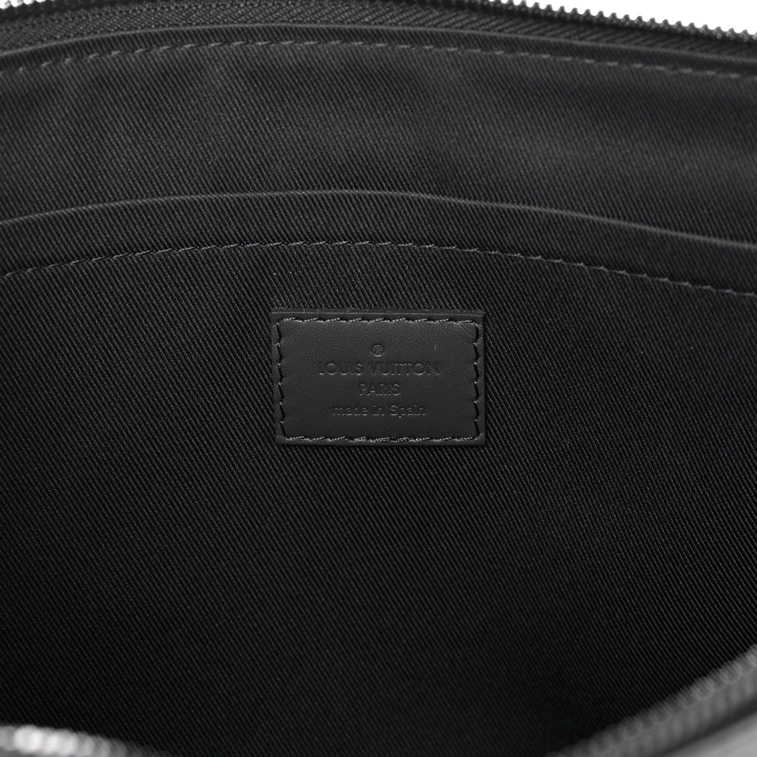 Louis Vuitton Calfskin Monogram Shadow Discovery Pochette Black 6 of 7