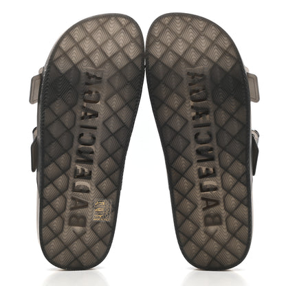 Balenciaga Technical Polyurethane Mallorca Slide Sandals 40 Black 4 of 8