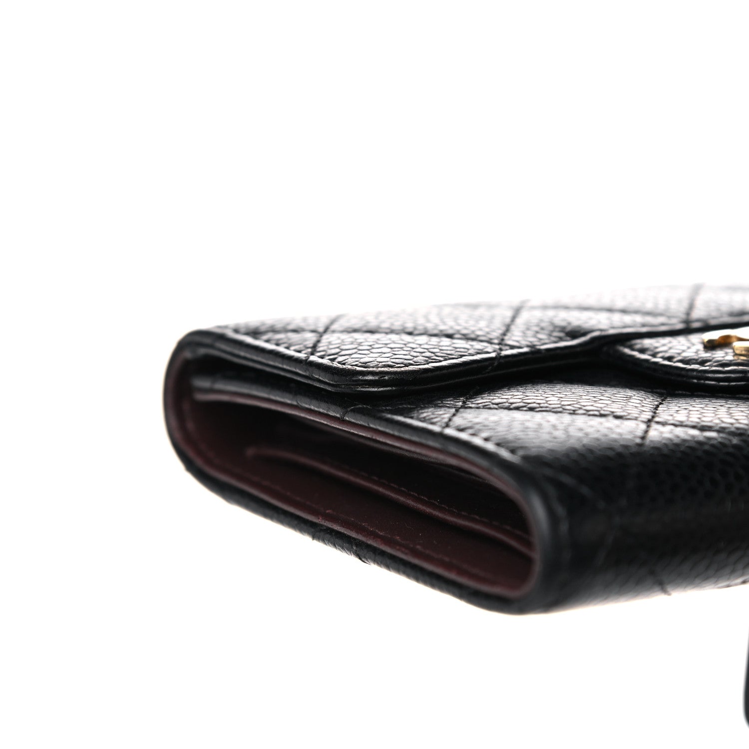 Chanel Caviar Quilted Compact Flap Wallet Black 13 of 19