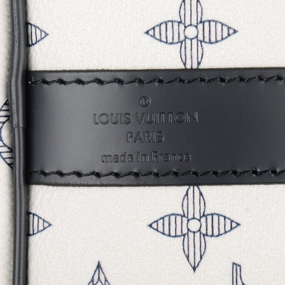 Louis Vuitton Savane Monogram Elephant Chapman Keepall Bandouliere 45 Dune 7 of 7
