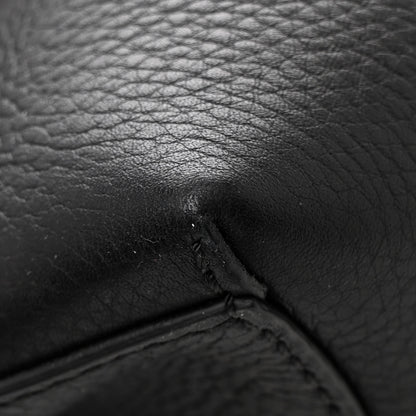 Valentino Garavani Grained Calfskin Rockstud Shoulder Tote Black 9 of 10