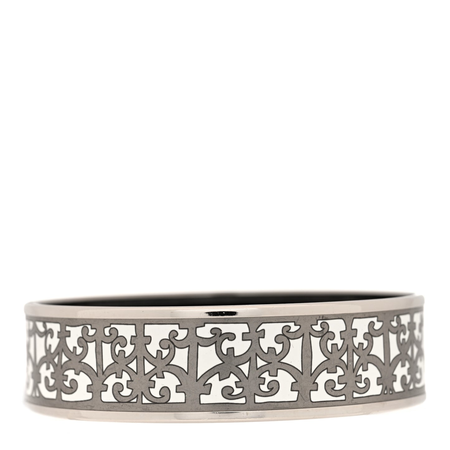 Enamel Printed Wide Balcons du Guadalquivir Bracelet 70 Silver