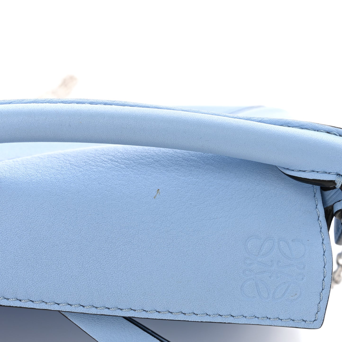 Calfskin Nano Puzzle Bag Blue