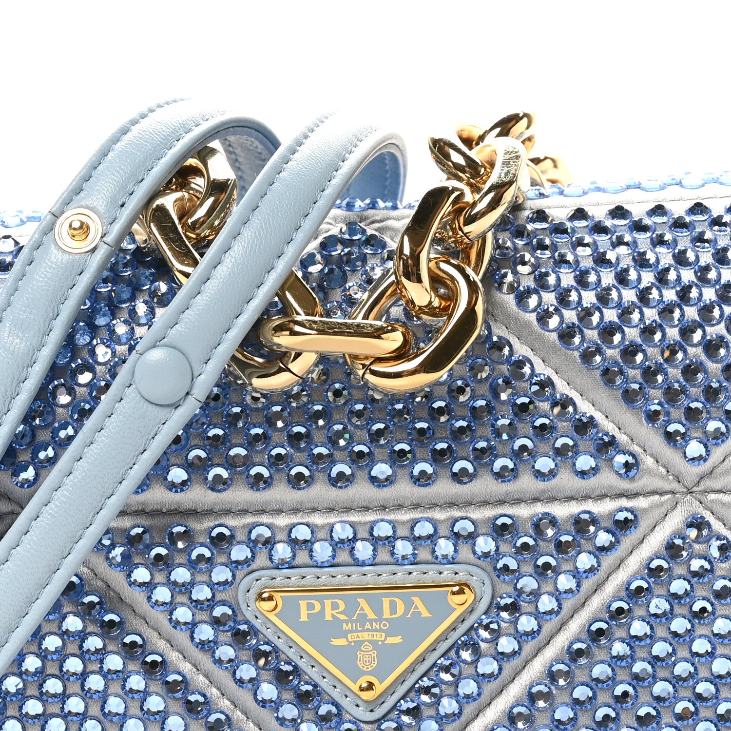 PRADA チェーンバッグ PRADA□【セール】国内発□チェーン スタッズショルダーバッグ (PRADA