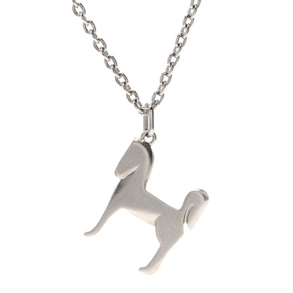 Hermes Palladium Panache Pendant Necklace 1 of 8