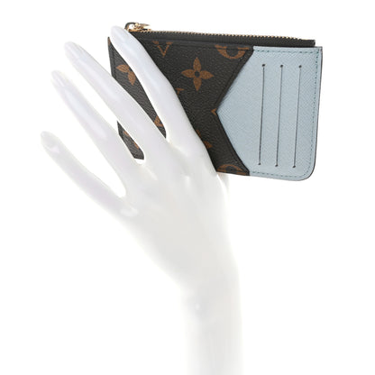 Louis Vuitton Monogram Zipped Romy Card Holder Olympe Blue 2 of 7