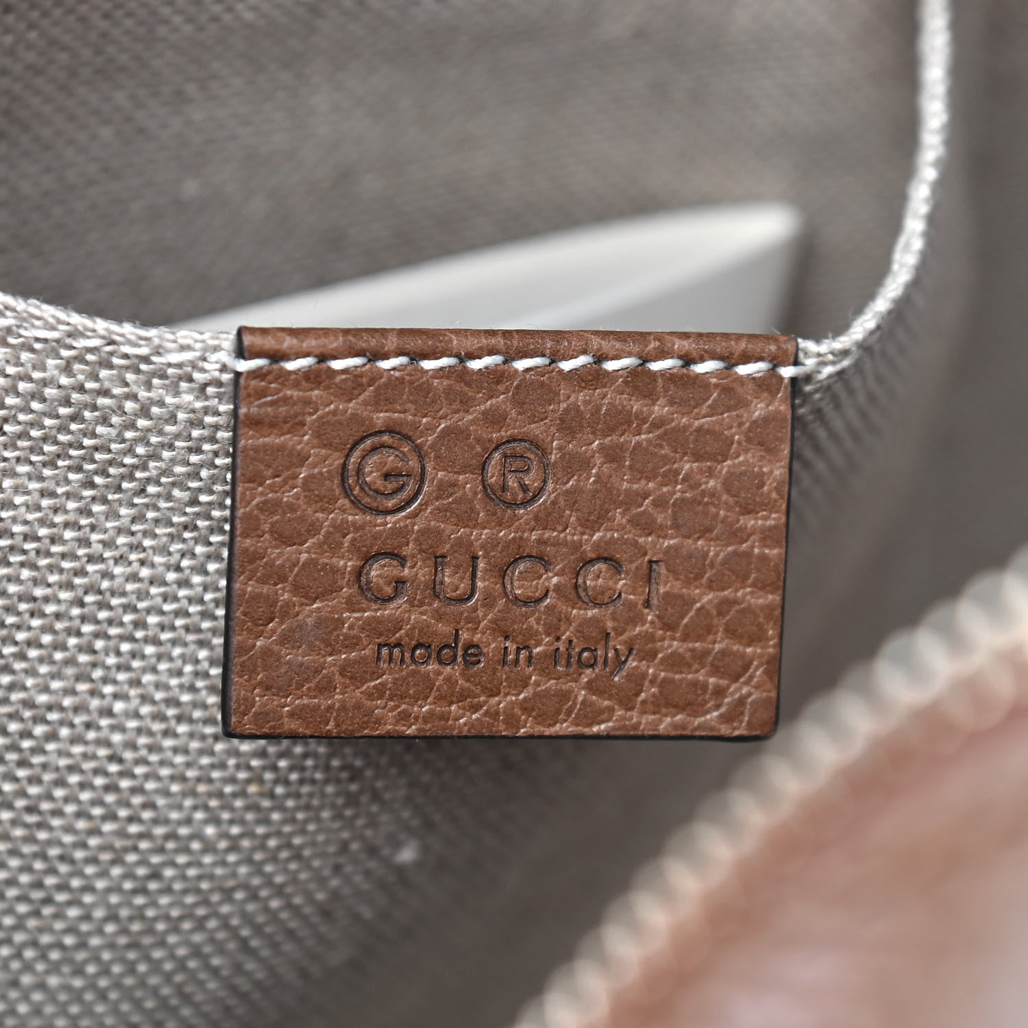 Gucci Monogram Mini Bree Messenger Bag Beige Tabacco 6 of 9