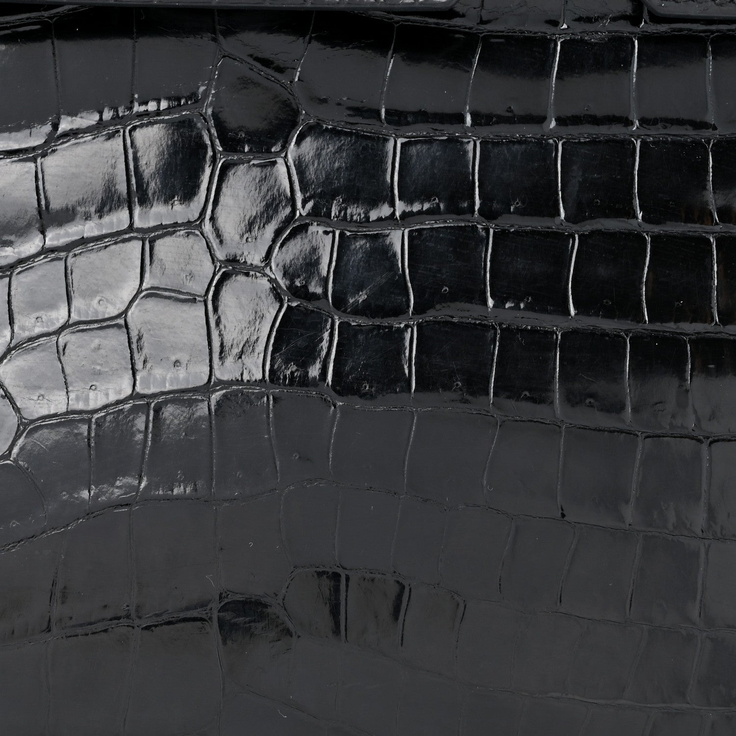 Hermes Shiny Porosus Crocodile Birkin 30 Black 8 of 15