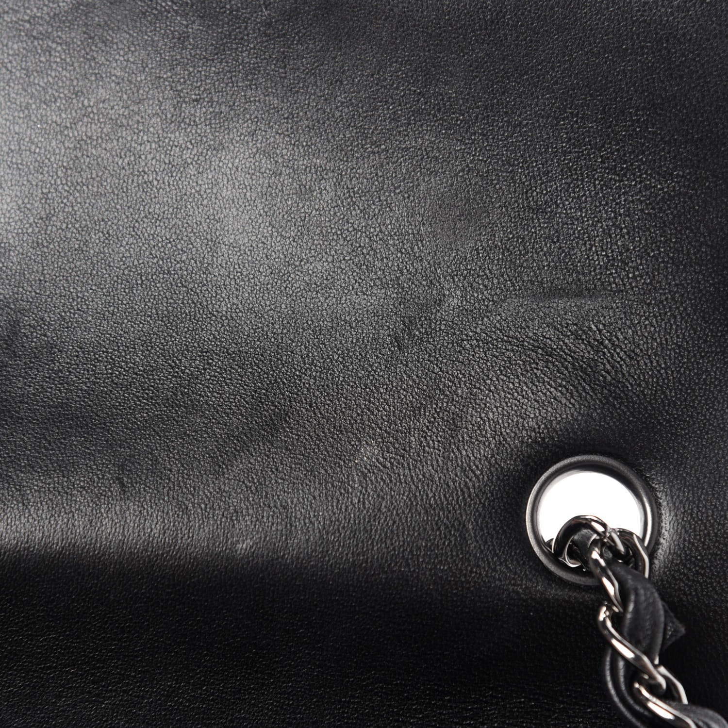 Chanel Lambskin Quilted Mini Rectangular Flap Black 8 of 12