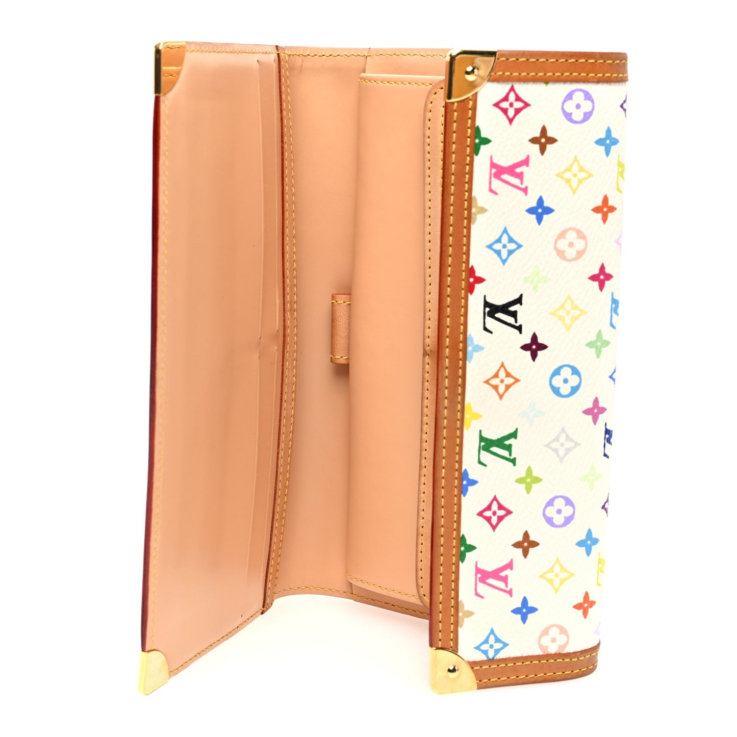 Monogram Multicolor Porte Tresor International Wallet White