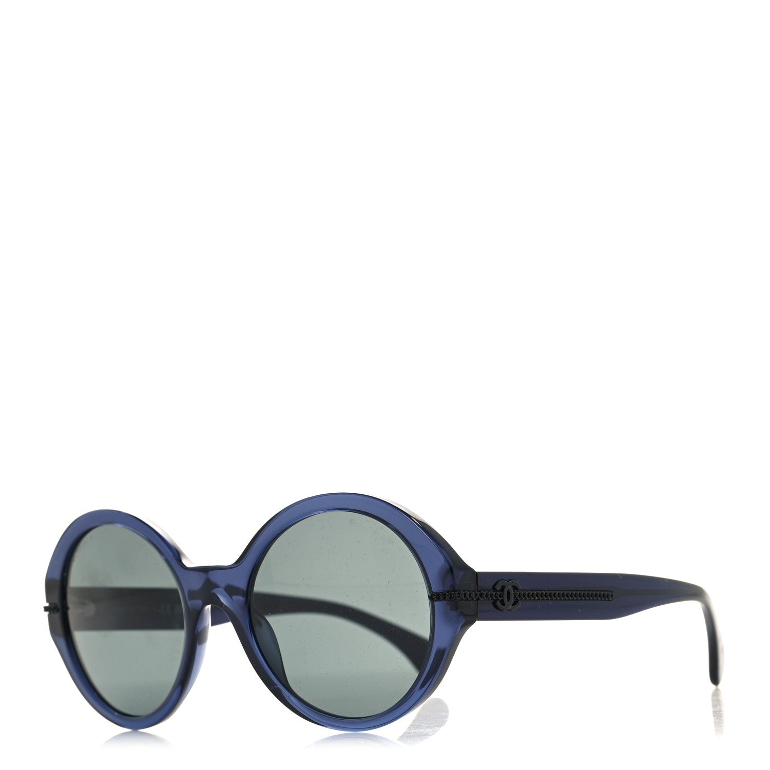 Chanel Acetate Chain Sunglasses 5511 Blue 1 of 7