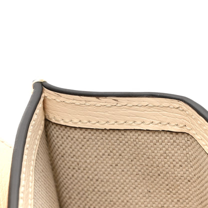 Gucci X PIKARAR Textured Dollar Calfskin Animal Print Mini Padlock Top Handle Shoulder Bag Beige Mystic White Multicolor 11 of 16
