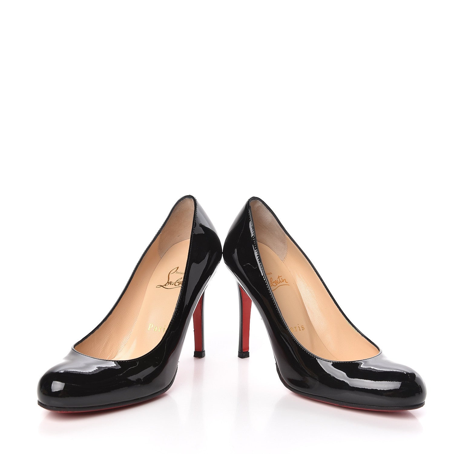 Christian Louboutin Patent Simple 100 Pumps 35.5 Black 6 of 10