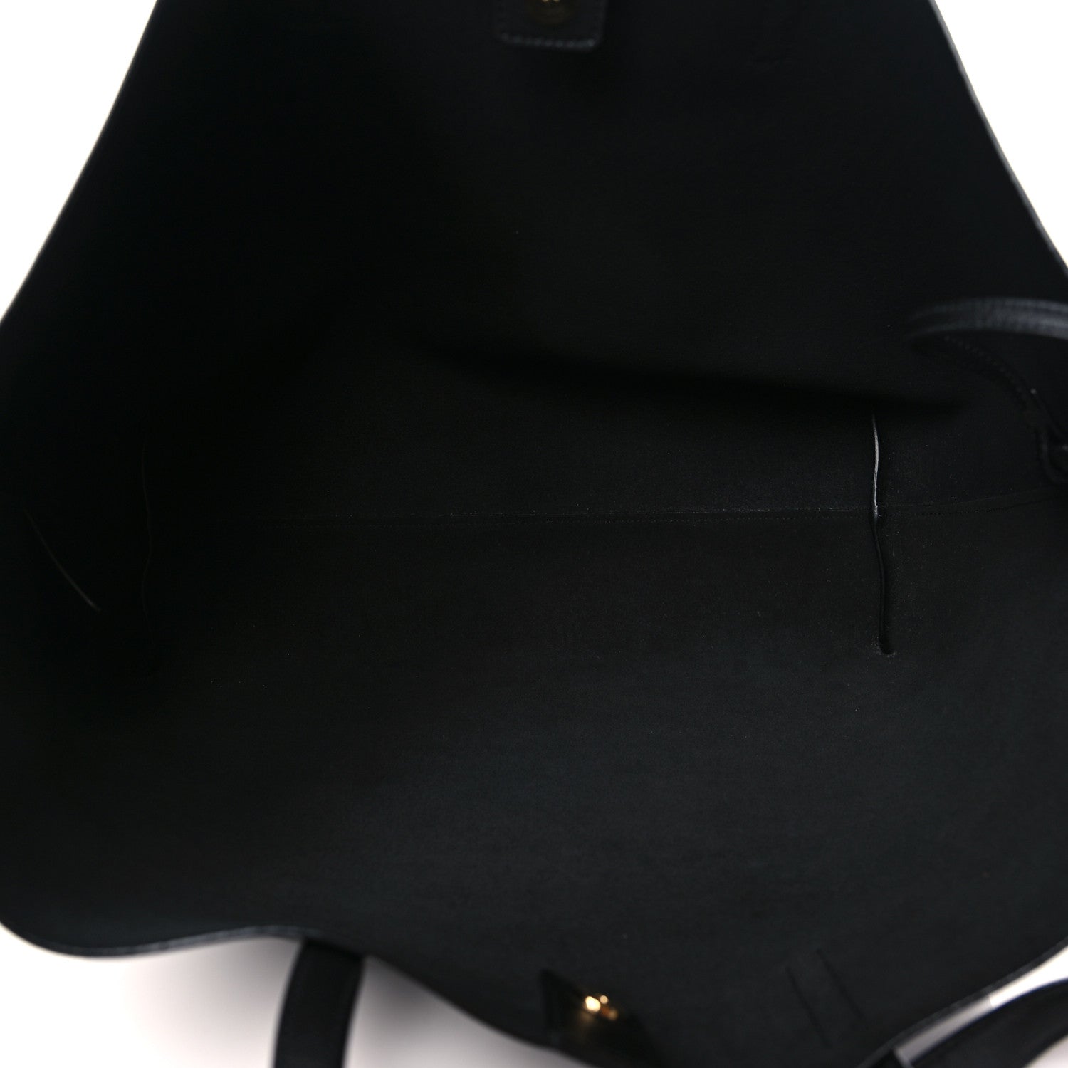 Saint Laurent Calfskin Large Shopping Tote Black 5 of 9