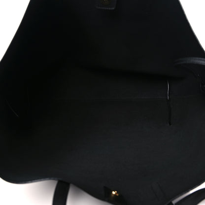Saint Laurent Calfskin Large Shopping Tote Black 5 of 9