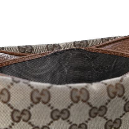 Gucci Monogram Mini Bree Messenger Bag Beige Tabacco 14 of 14