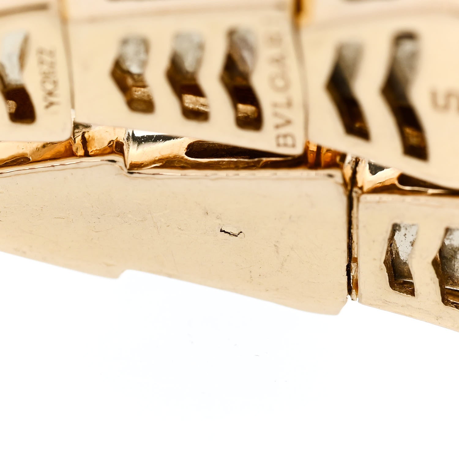 Bulgari 18K Yellow Gold Serpenti Viper Bracelet S 4 of 5