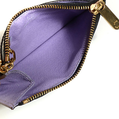Louis Vuitton Monogram Multicolor Key Pouch Black Violet 6 of 8
