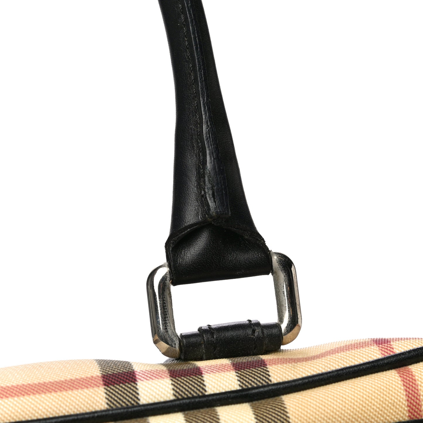 House Check Studded Bowler Black