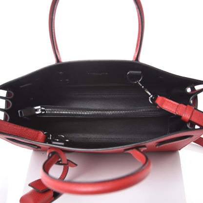 Saint Laurent Grained Calfskin Baby Sac De Jour Red 5 of 10