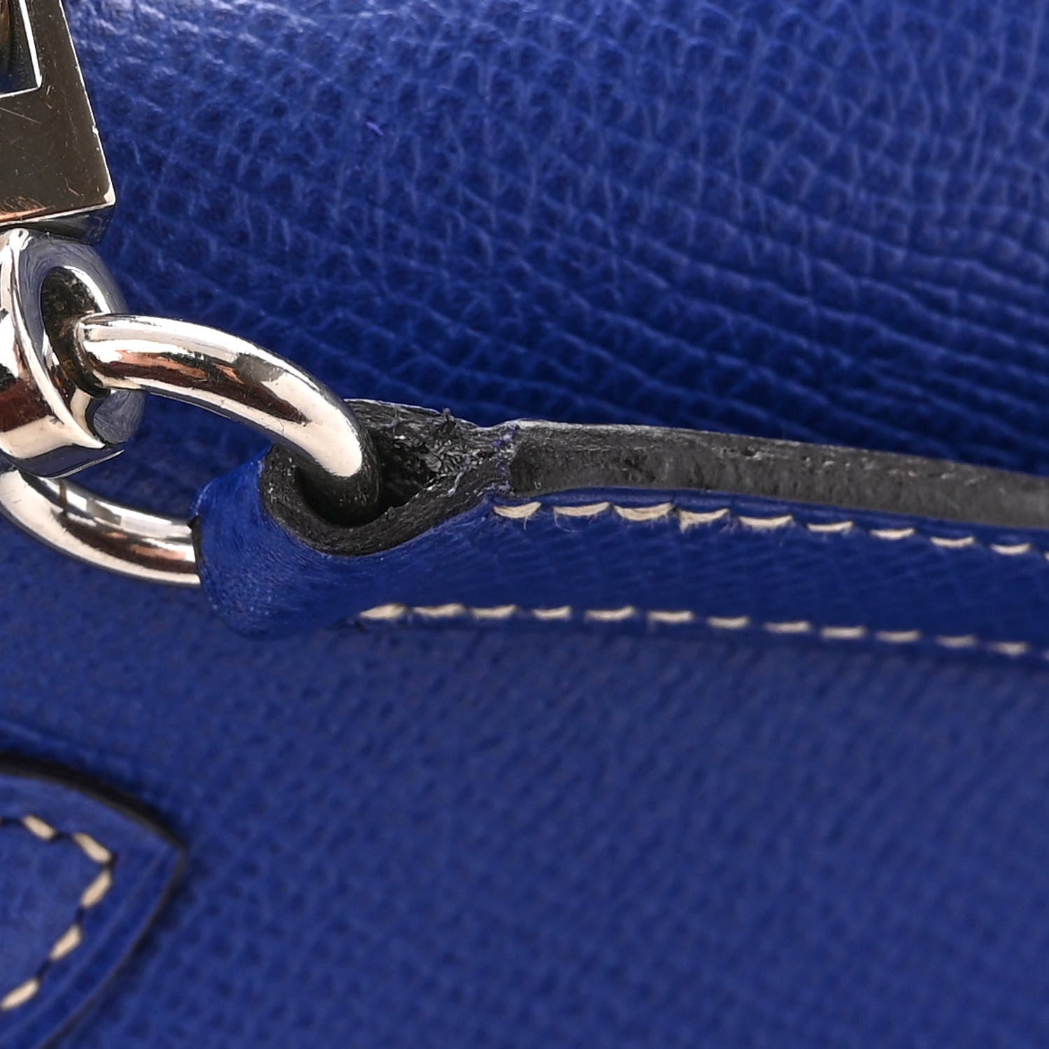 Hermes Epsom Candy Kelly Retourne 32 Bleu Electrique Mykonos 11 of 12