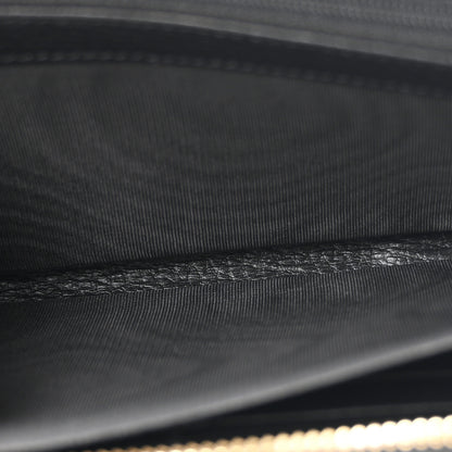 Gucci Dollar Calfskin GG Supreme Monogram GG Marmont Zip Around Wallet Black Beige Ebony 5 of 7