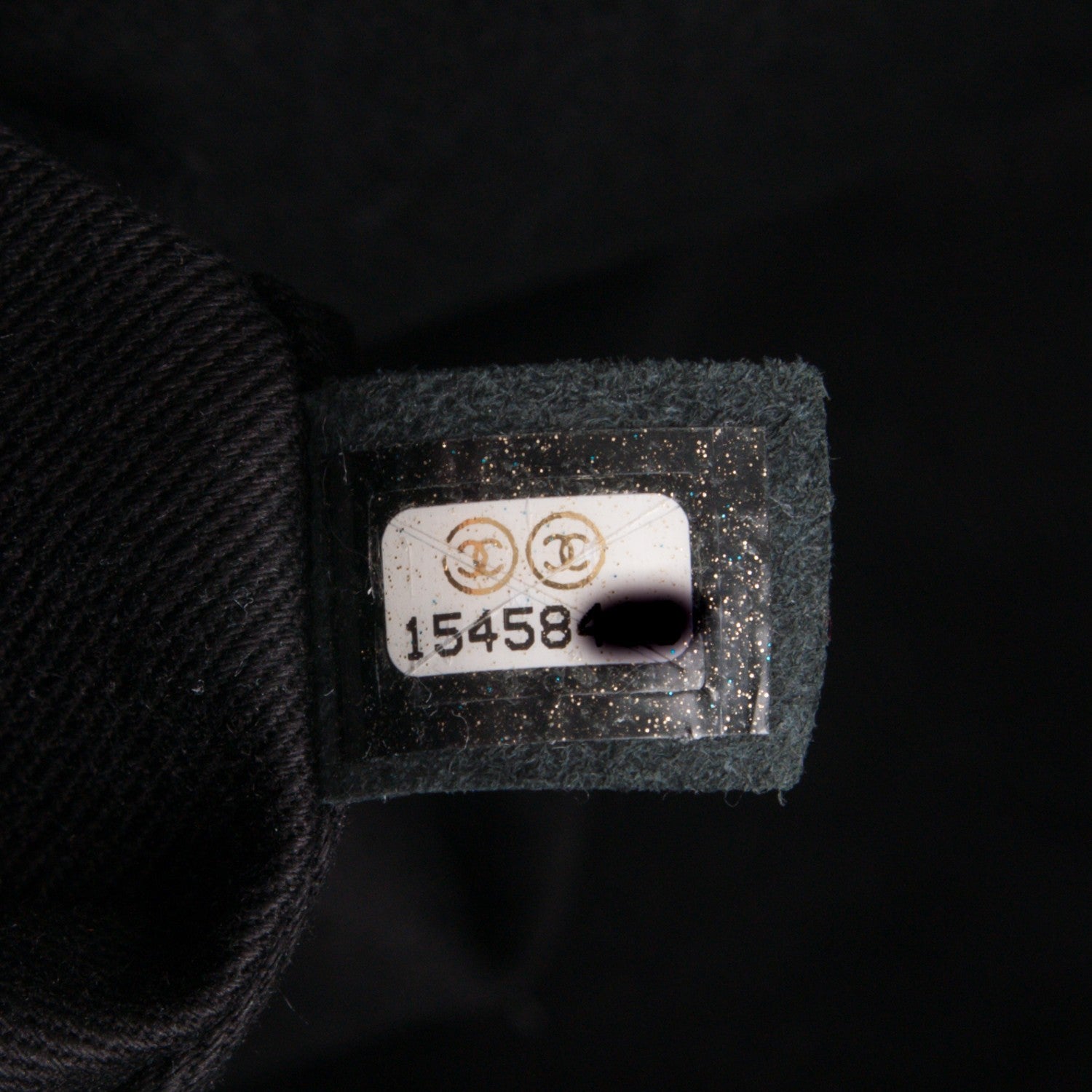 Chanel Lambskin Stitched Messenger Bag Black 8 of 9