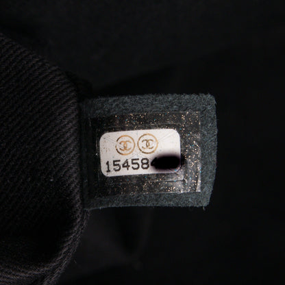 Chanel Lambskin Stitched Messenger Bag Black 8 of 9