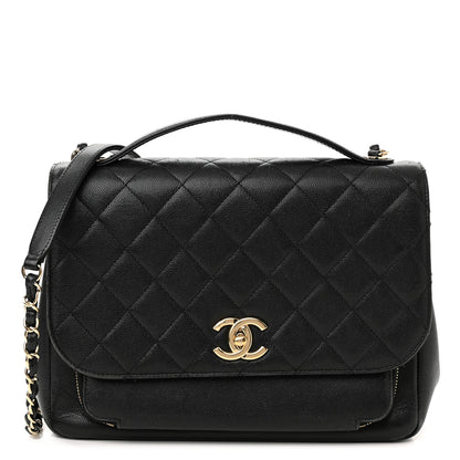 Chanel Caviar Quilted Large Business Affinity Flap Black 1 of 13