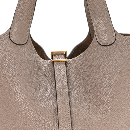 Hermes Taurillon Clemence Picotin Lock 18 PM Gris Tourterelle 7 of 12