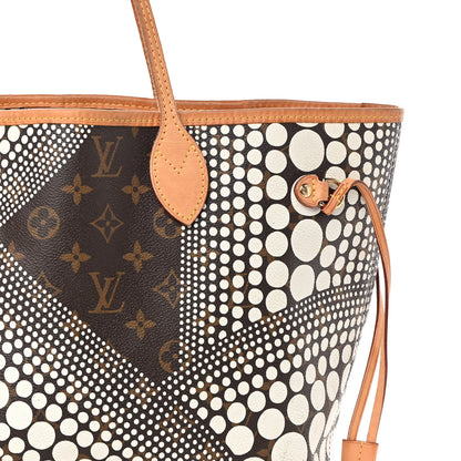 Louis Vuitton Monogram Kusama Waves Neverfull MM White 8 of 20