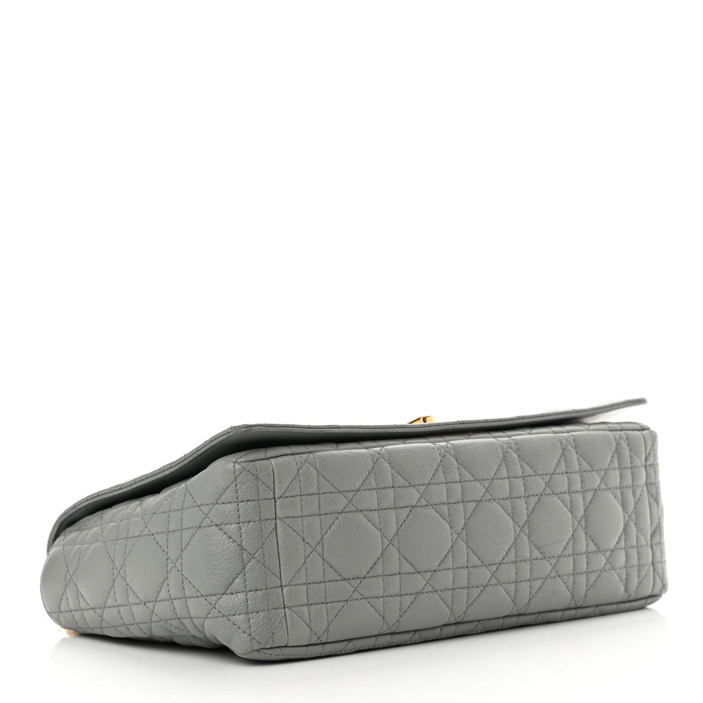 Lambskin Cannage Large Caro Bag Grey