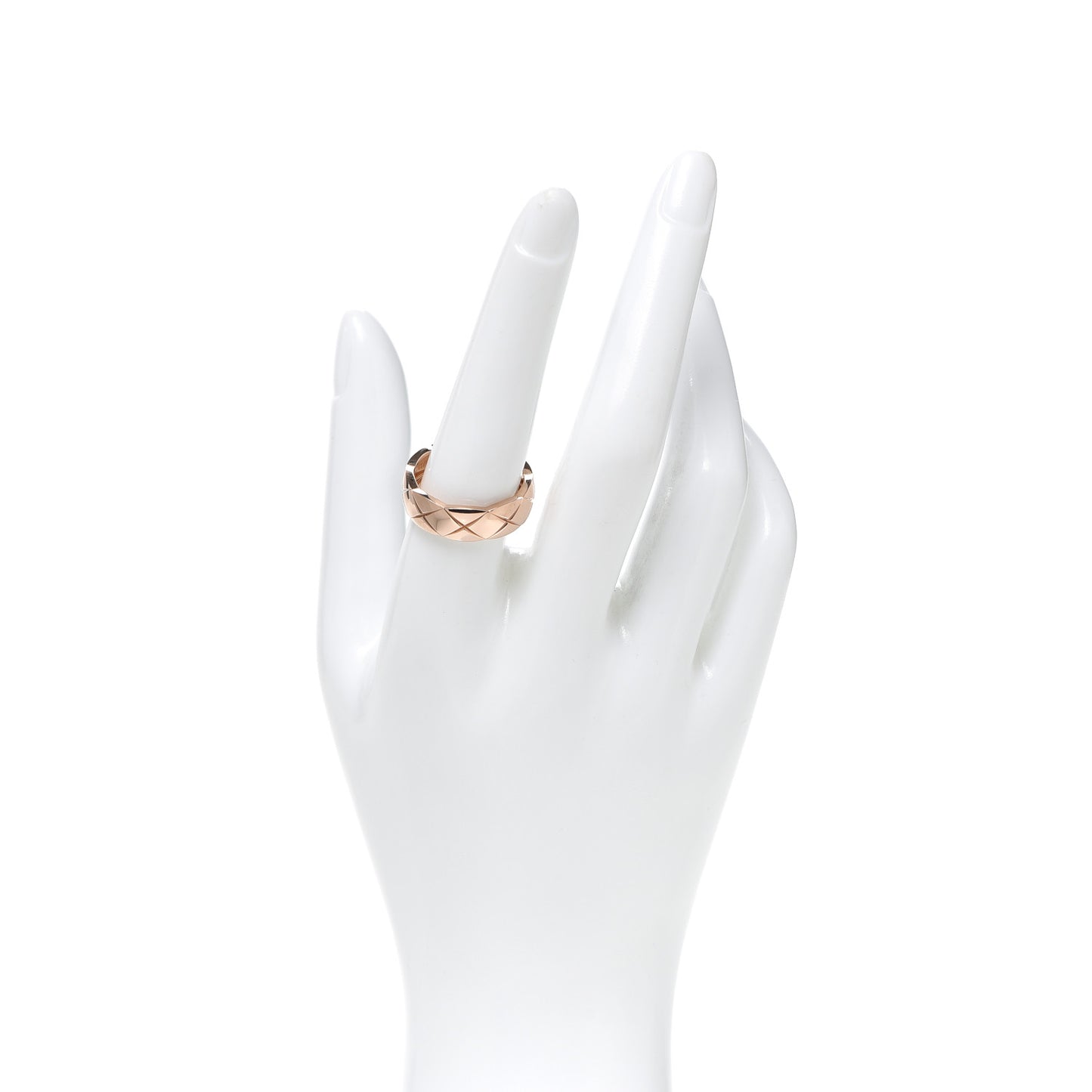 18K Beige Gold Small Coco Crush Ring 58 8.5