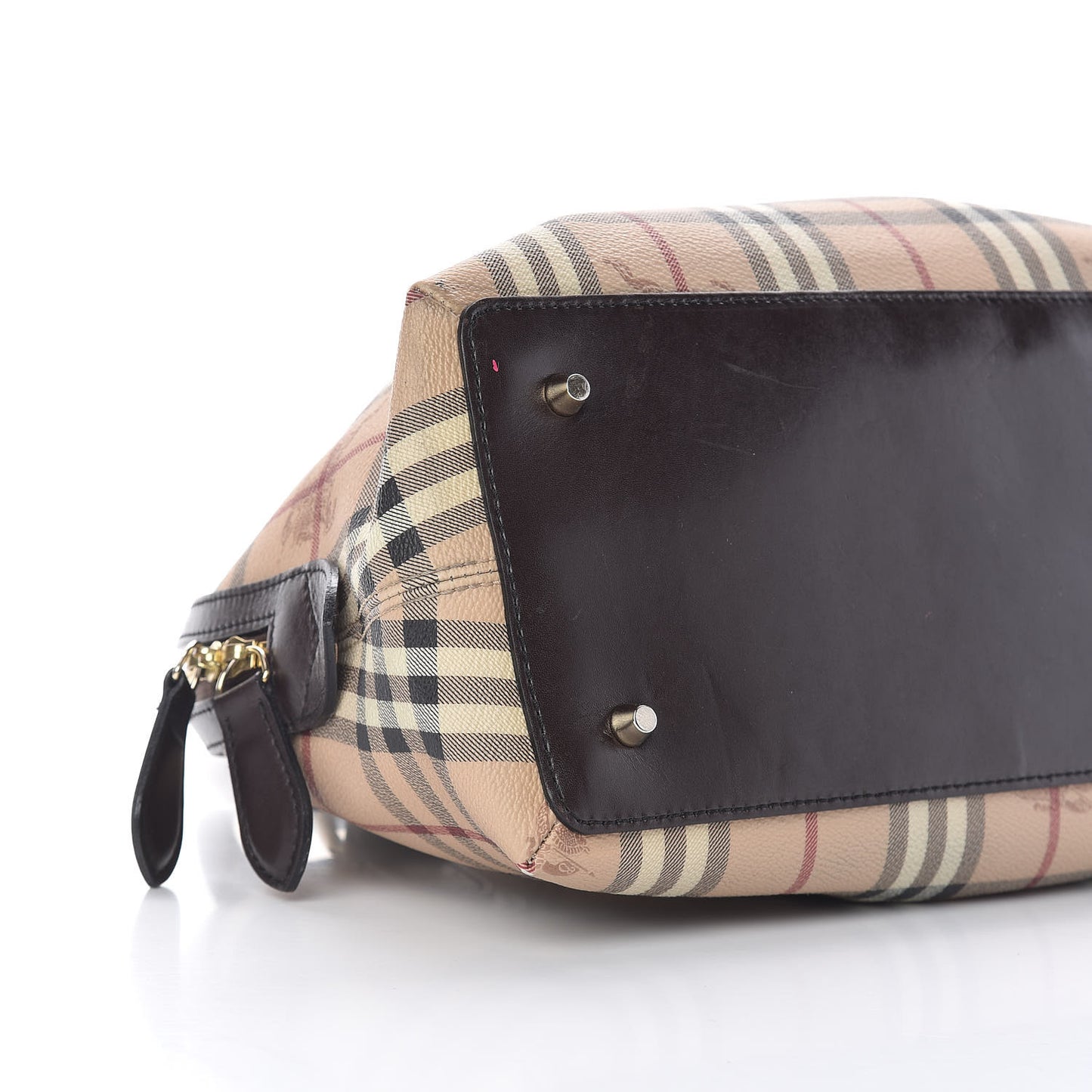 Haymarket Check Thornley Satchel Chocolate