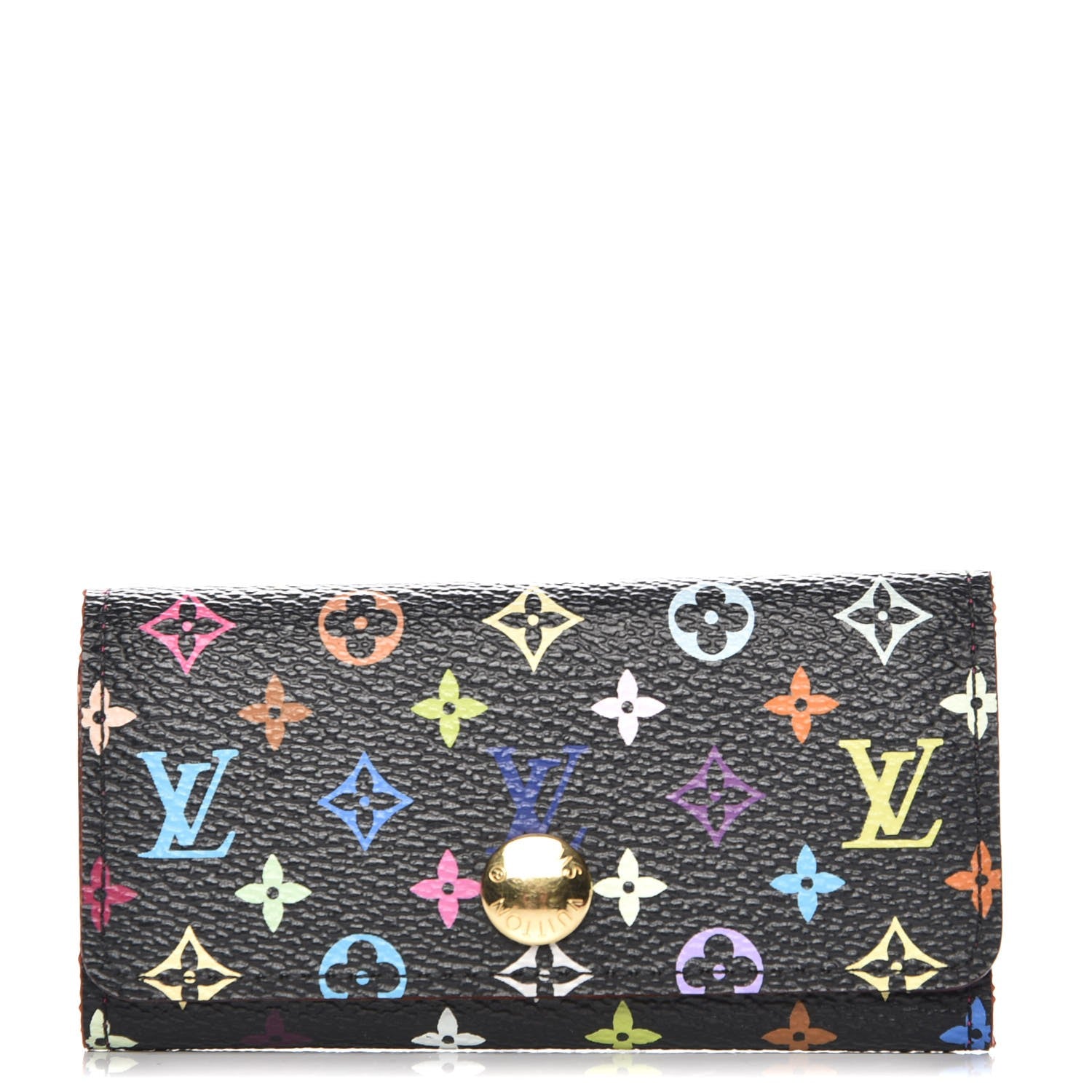 Louis Vuitton Monogram Multicolor Multicles 4 Key Holder Black Grenade 1 of 9