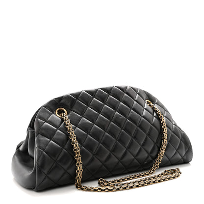 Chanel Lambskin Quilted Medium Just Mademoiselle Black 3 of 13