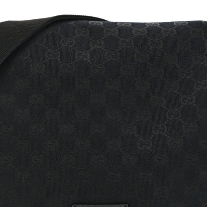 Gucci Monogram Small Flap Messenger Bag Black 8 of 10