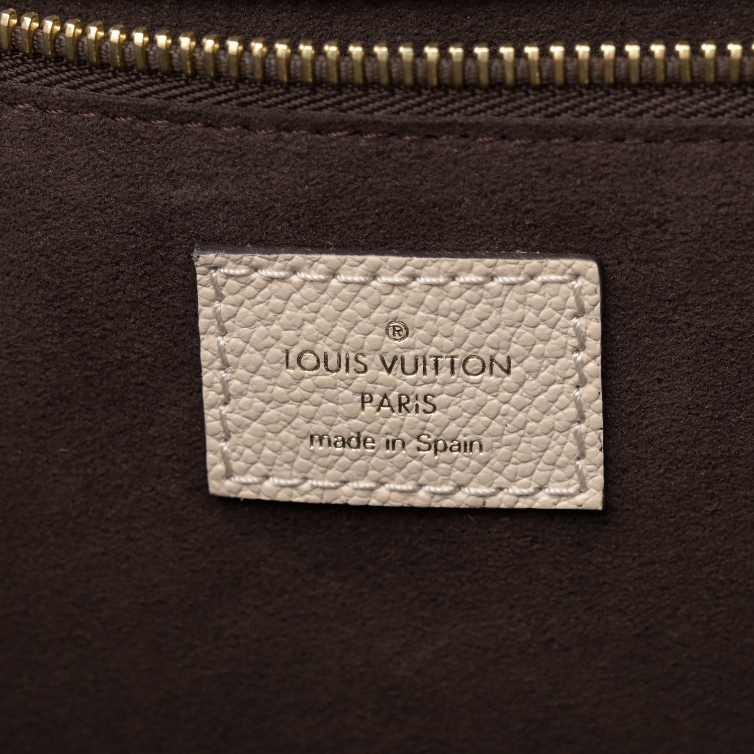 Louis Vuitton Empreinte Monogram Giant Neverfull MM Cream 6 of 9