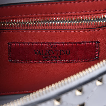 Valentino Garavani Nappa Rockstud Spike Belt Bag 85 Pastel Grey 6 of 9