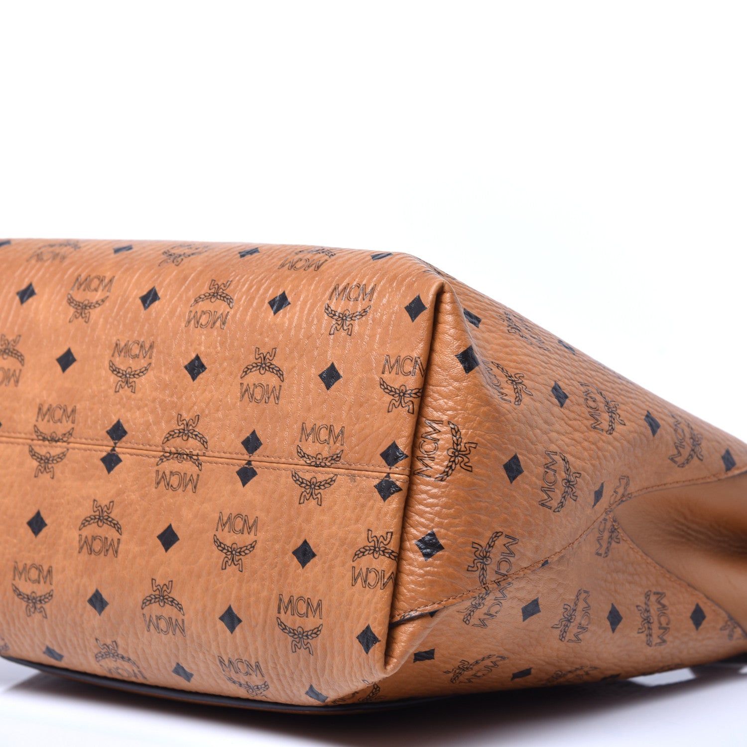 MCM Visetos Large Klara Hobo Cognac 7 of 7