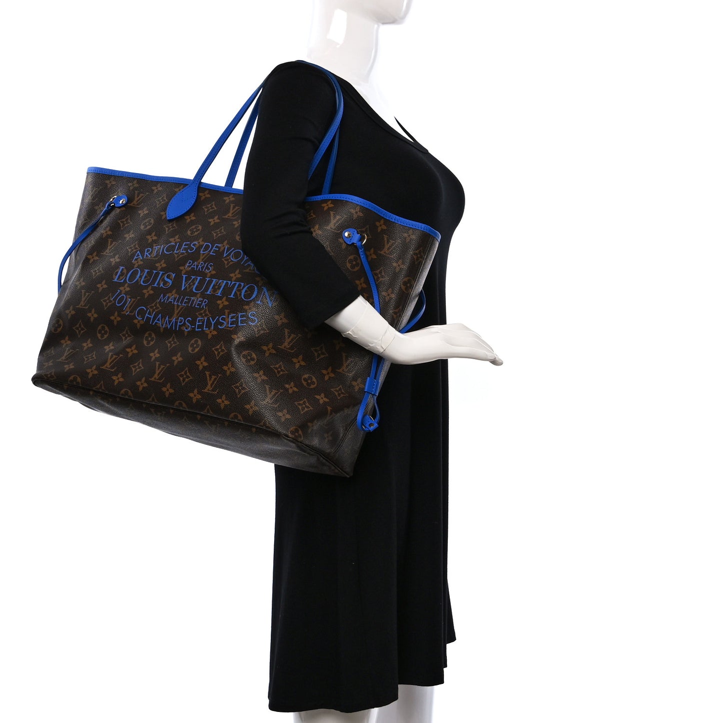Monogram Articles de Voyage Ikat Neverfull GM Grand Blue