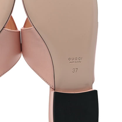 Gucci Malaga Kid Blondie Thong Sandals 37 Perfect Pink 6 of 7