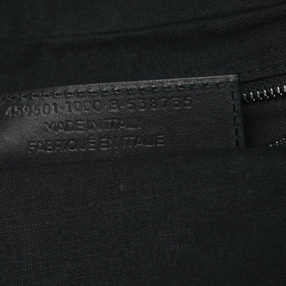 Balenciaga Veau Soyeux Perforated Blackout City Briefcase Black 7 of 12