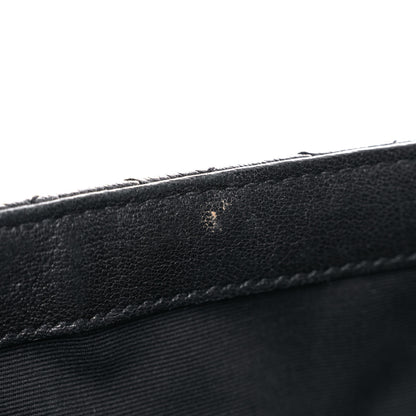 Saint Laurent Sheepskin Tri-Quilt Monogram Medium College Bag Black 14 of 16