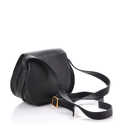 Chloe Calfskin Mini Marcie Round Crossbody Bag Black 3 of 9